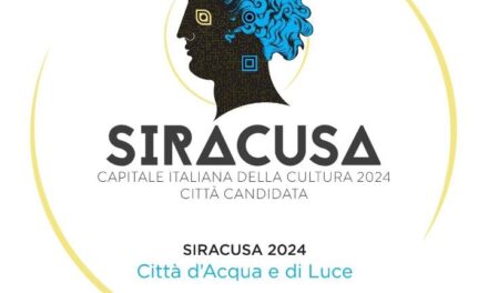Antico e moderno nel logo di Siracusa Capitale Italiana della Cultura 2024
